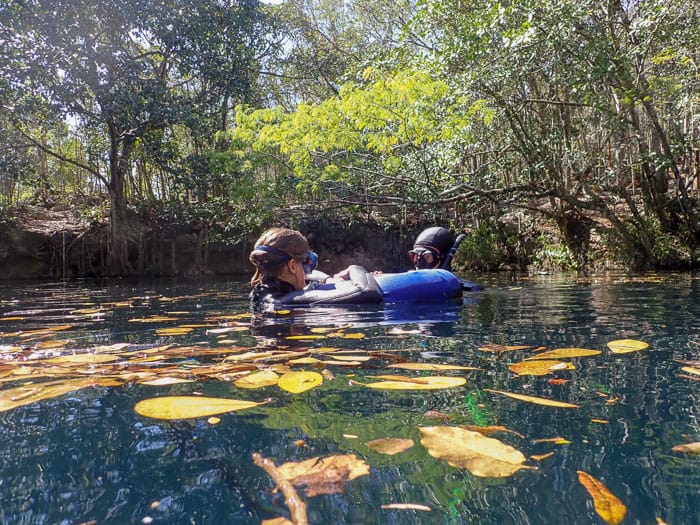 Freediving Cenote Angelita