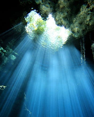 Sinkhole-underwater